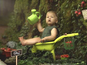 🌿🍄🍀🐌Le mercredi journée des enfants, j'en profite pour continuer à vous partager le joyeux anniversaire de ce petit bonhomme en pleine nature ! Vraiment une...