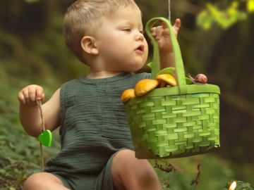 🌿🍄🍀🐌Le mercredi journée des enfants, j'en profite pour continuer à vous partager le joyeux anniversaire de ce petit bonhomme en pleine nature ! Vraiment une...